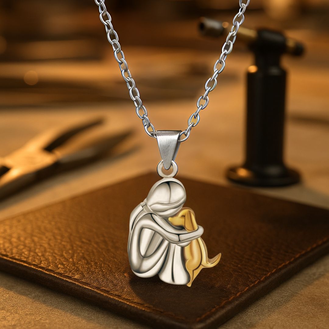 Olissia - Collier avec Pendentif en Forme de Chien