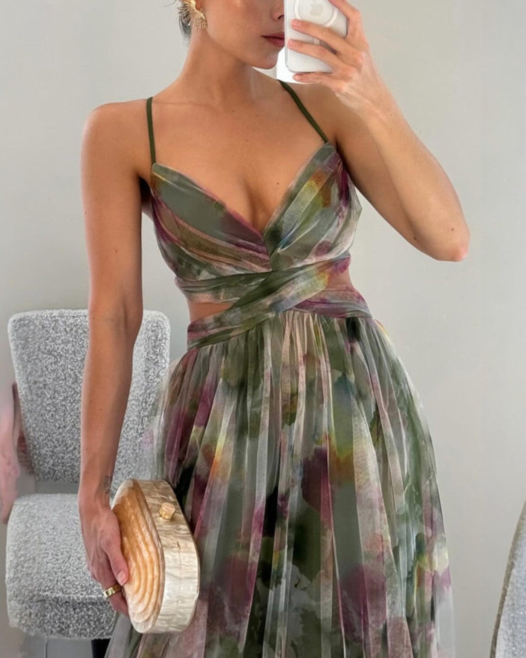 Bestie - Robe élégante florale