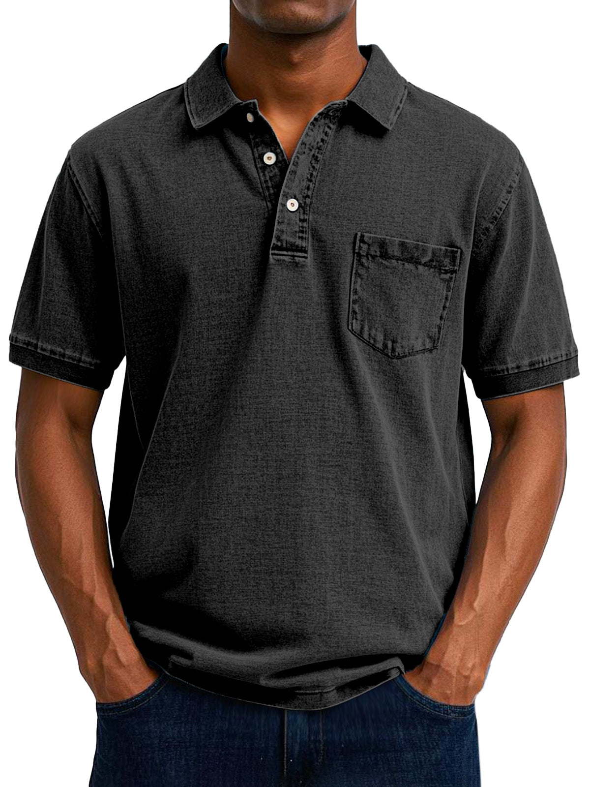 Leblanc™  - Chemise Polo Vintage Décontractée pour Homme