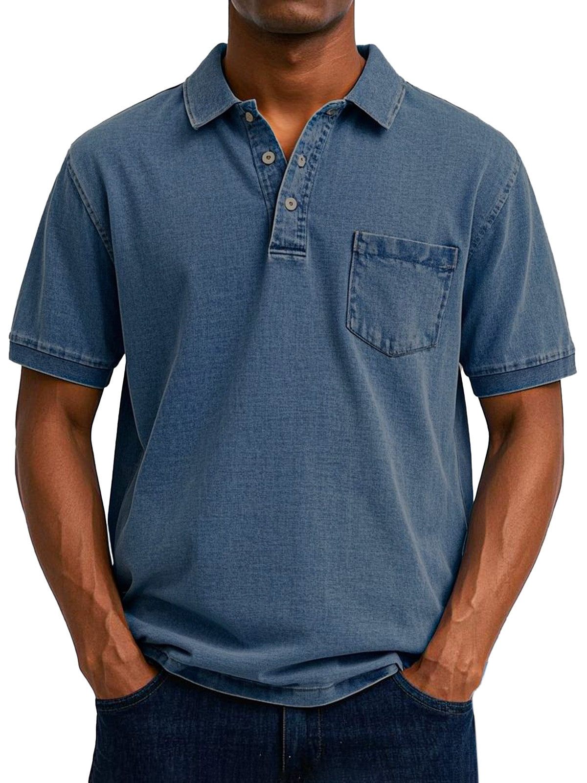 Leblanc™  - Chemise Polo Vintage Décontractée pour Homme
