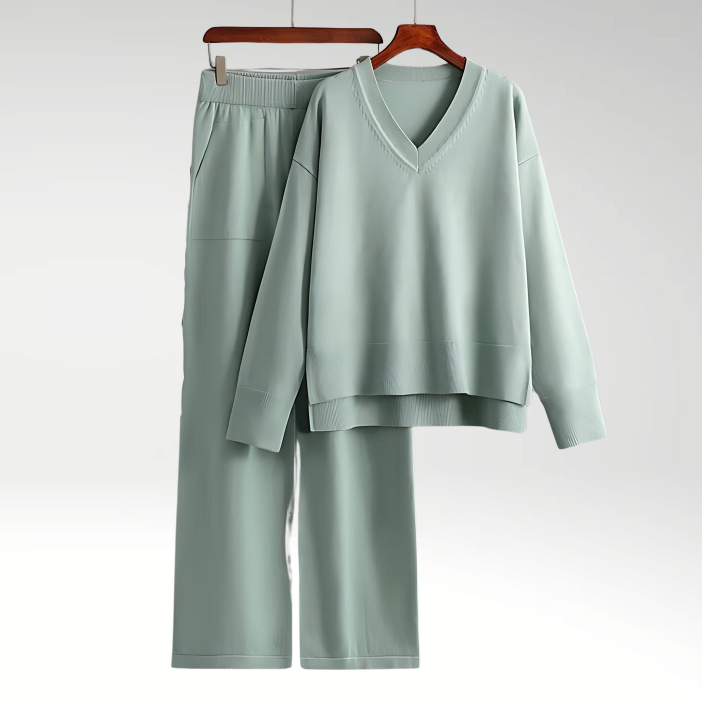 Leblanc™ | Luxe Ensemble deux pièces col V