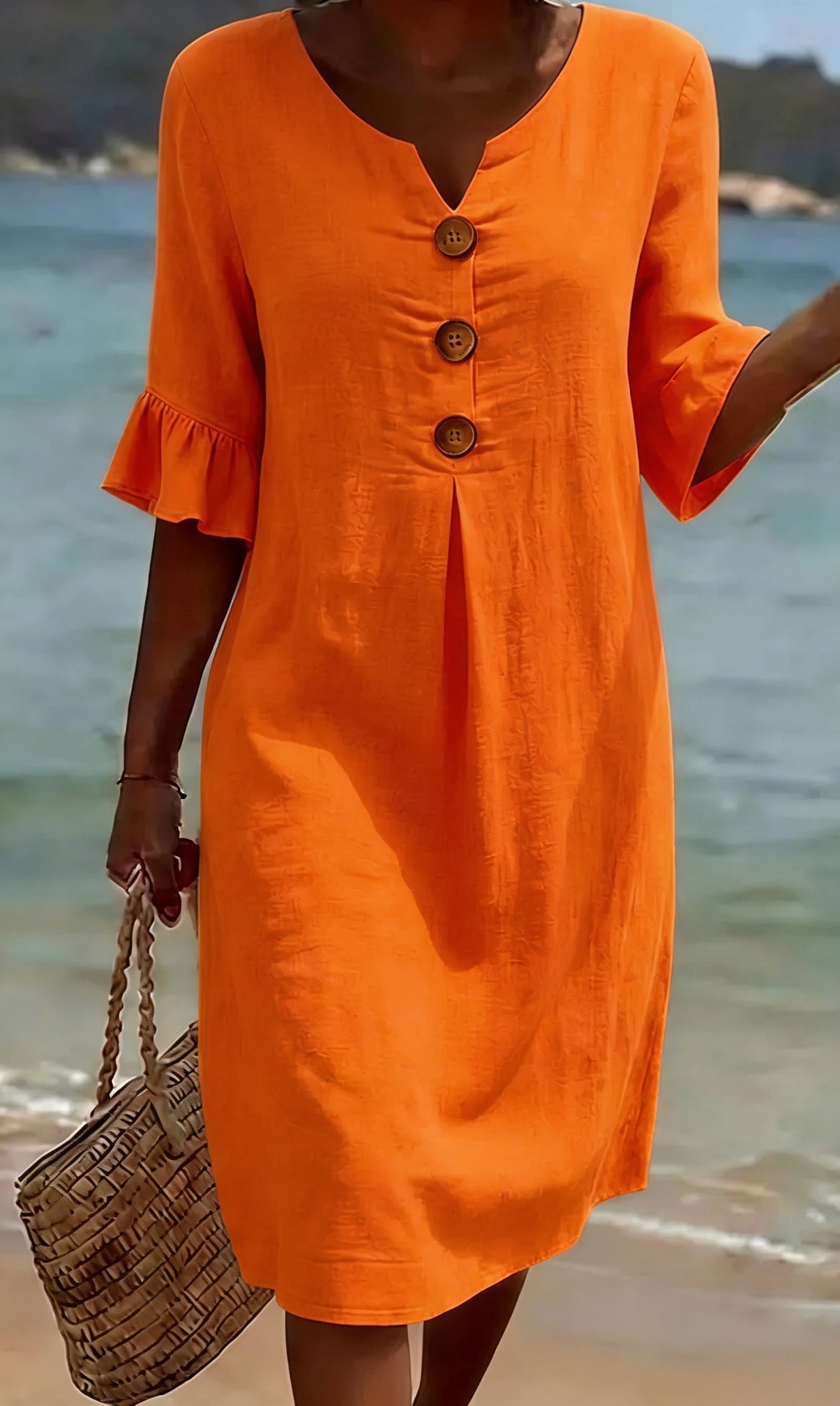 Gracia -  robe en lin charme absolu