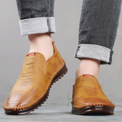 Gero - Mocassin cuir marron homme