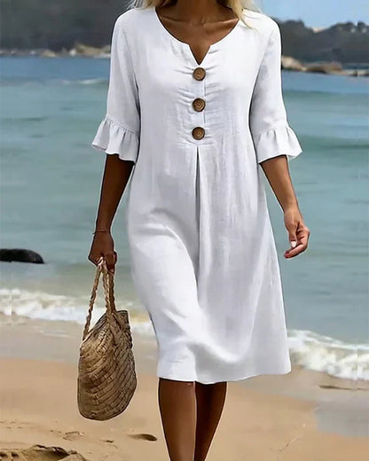Gracia -  robe en lin charme absolu