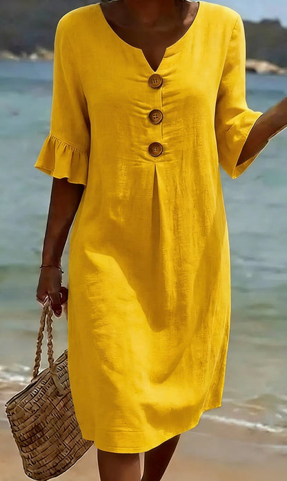 Gracia -  robe en lin charme absolu