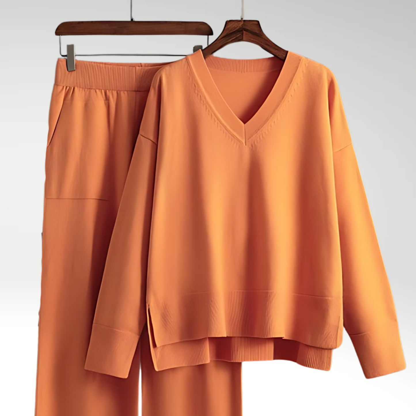 Leblanc™ | Luxe Ensemble deux pièces col V