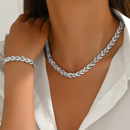 Melisande - Set Collier et Bracelet Brillant