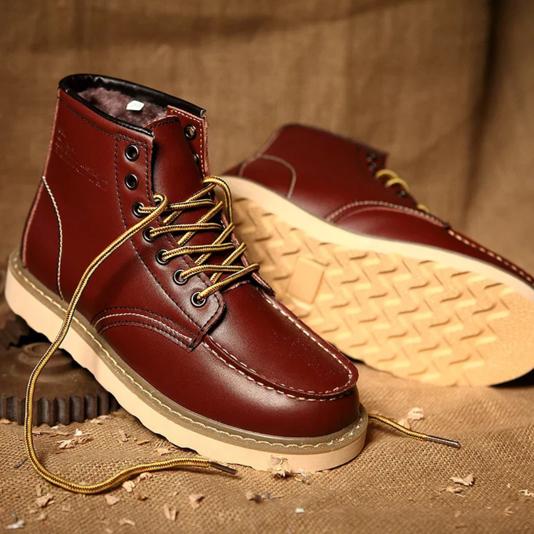 Cole - Bottes en cuir vintage