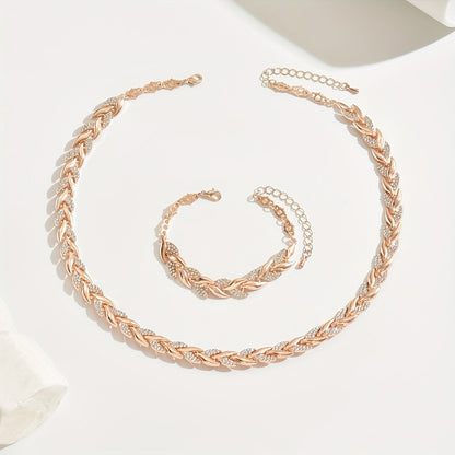 Melisande - Set Collier et Bracelet Brillant