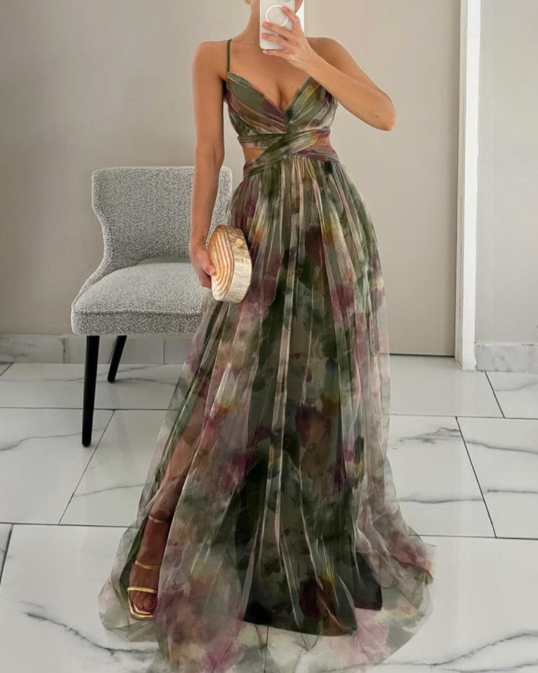 Bestie - Robe élégante florale