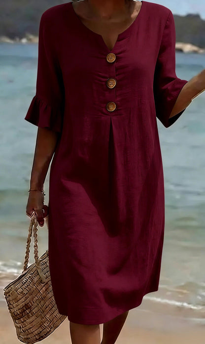 Gracia -  robe en lin charme absolu