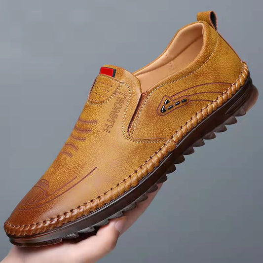 Gero - Mocassin cuir marron homme