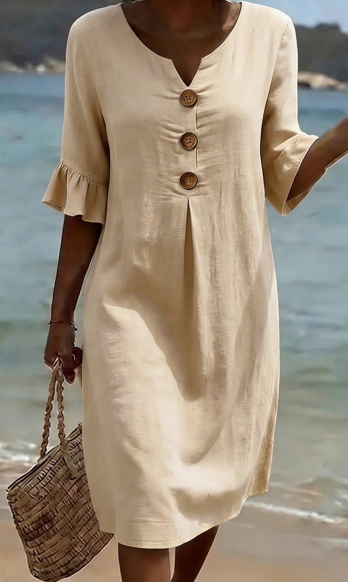 Gracia -  robe en lin charme absolu