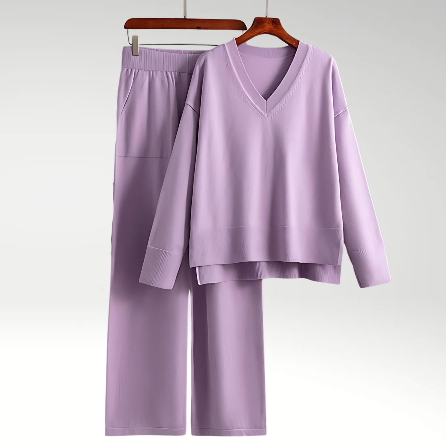 Leblanc™ | Luxe Ensemble deux pièces col V