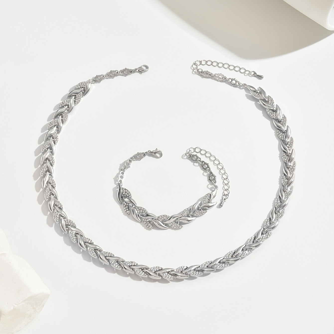 Melisande - Set Collier et Bracelet Brillant