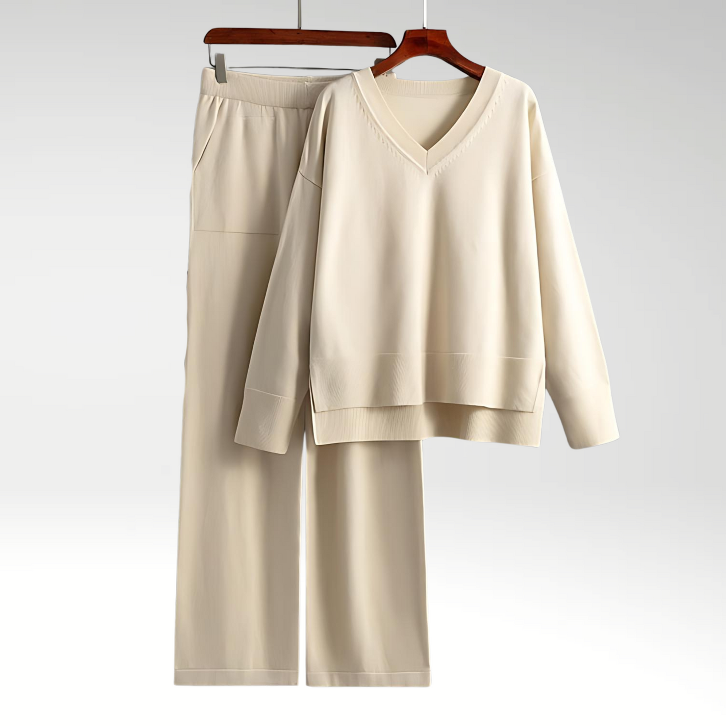 Leblanc™ | Luxe Ensemble deux pièces col V