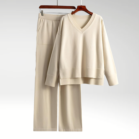 Leblanc™ | Luxe Ensemble deux pièces col V