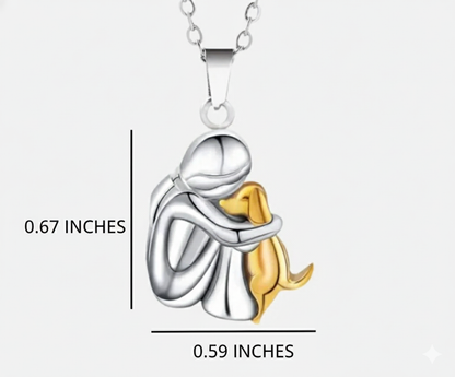 Olissia - Collier avec Pendentif en Forme de Chien