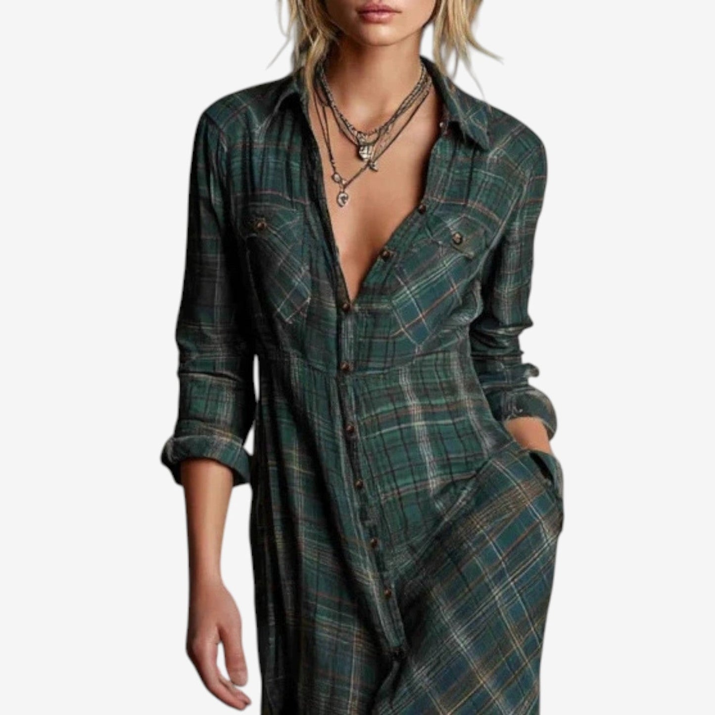 Lina - Maxi Chemise Intemporelle