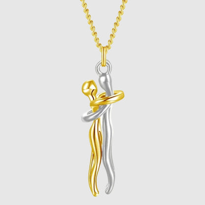 Luvina - Collier Élégant Pendentif Sculpture