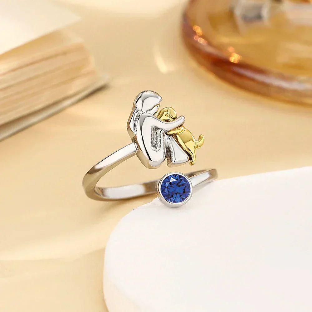 Rosanna - Bague avec Icône de Chien