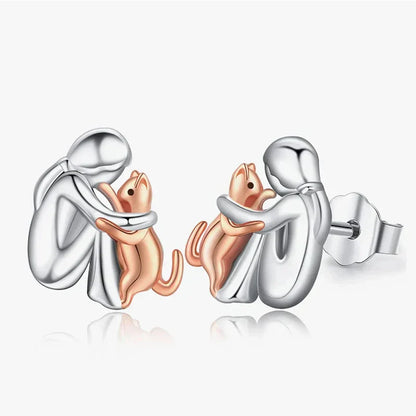 Leily - Boucles d’Oreilles Icône Chat