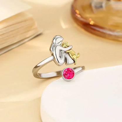 Rosanna - Bague avec Icône de Chien