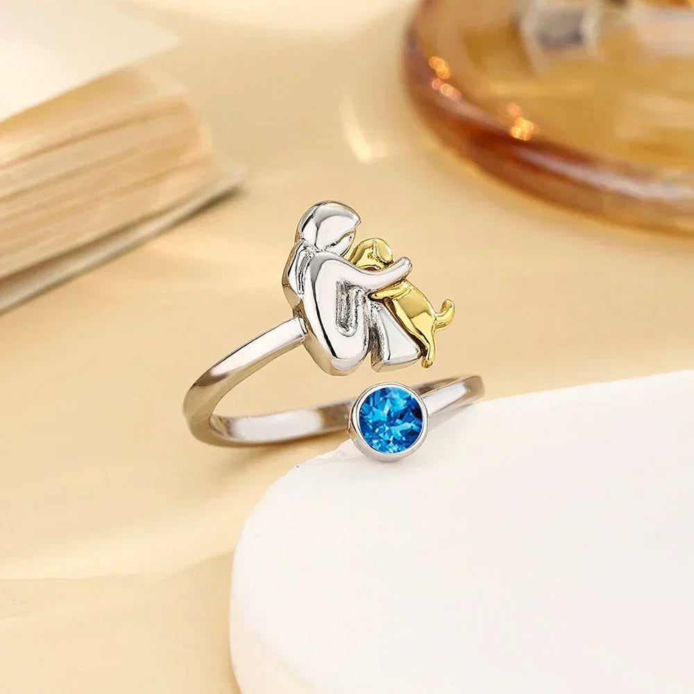 Rosanna - Bague avec Icône de Chien