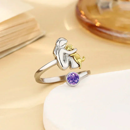 Rosanna - Bague avec Icône de Chien