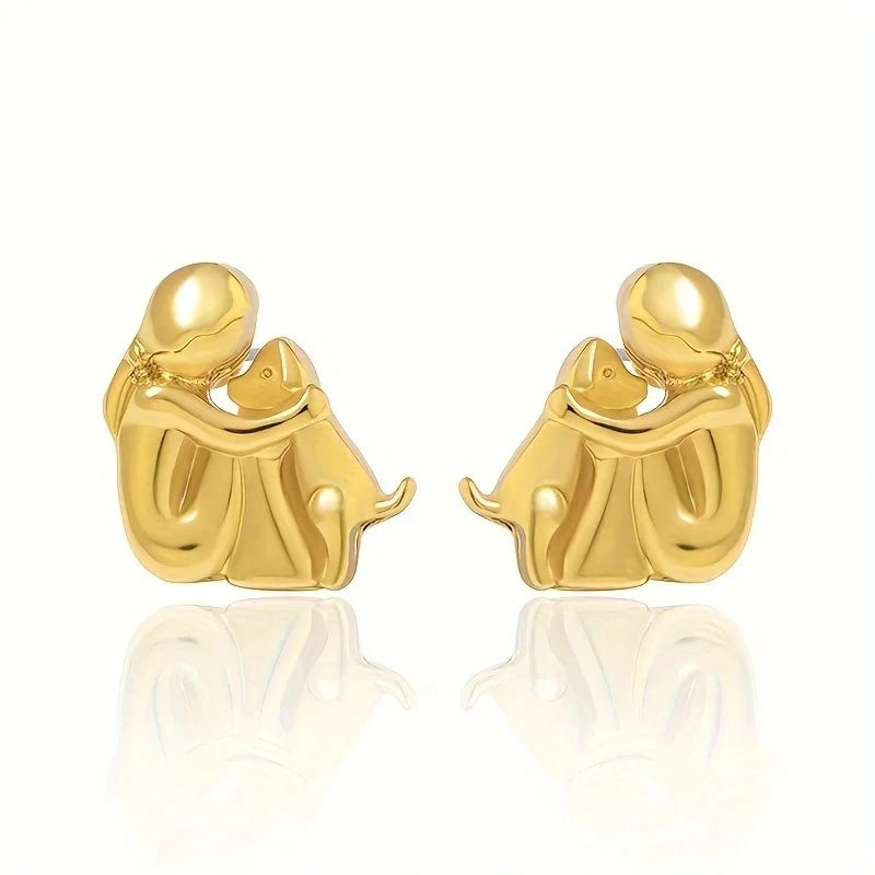 Elisa - Boucles d’Oreilles Icône Chien