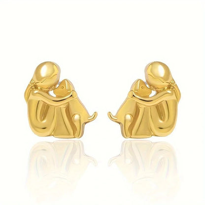 Elisa - Boucles d’Oreilles Icône Chien