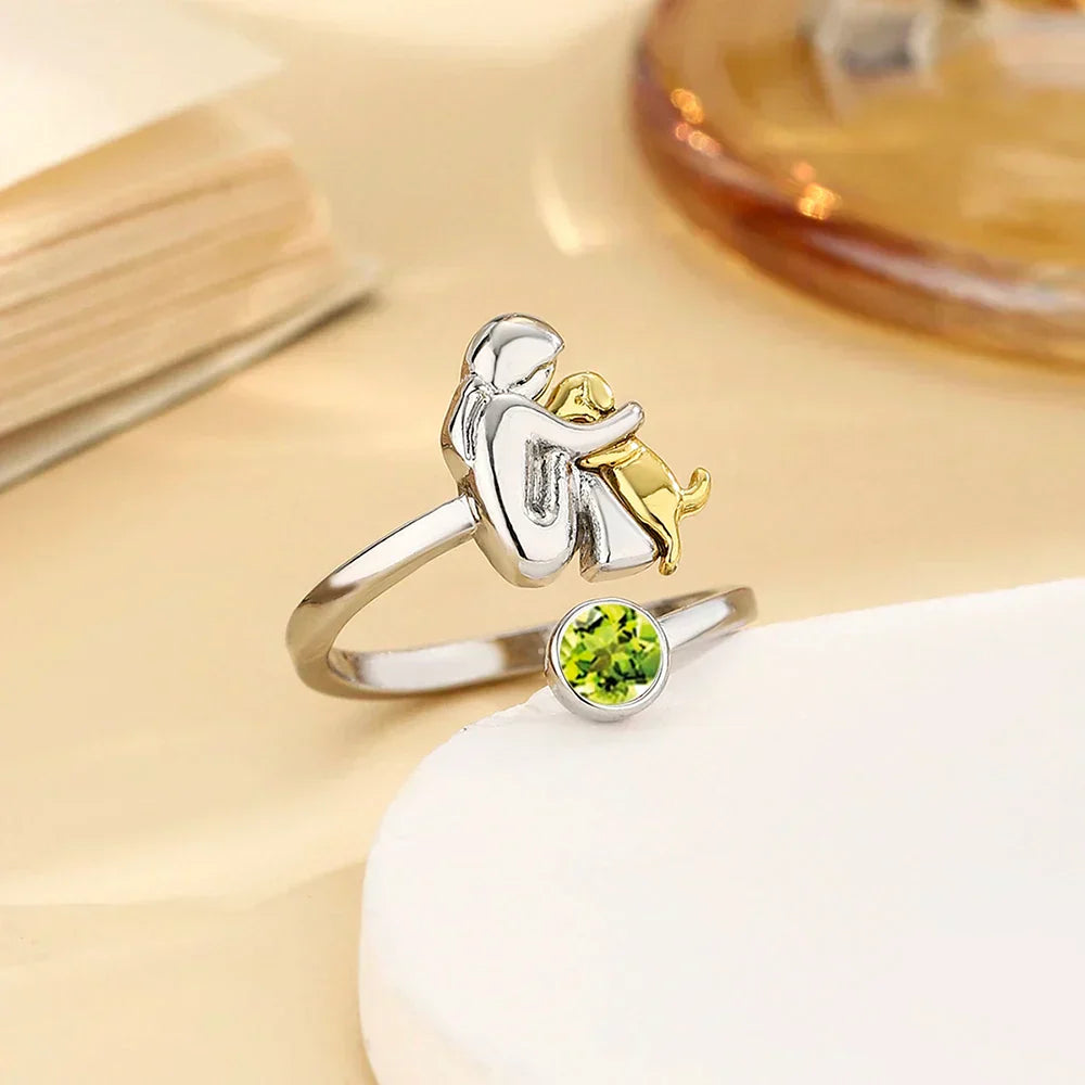 Rosanna - Bague avec Icône de Chien