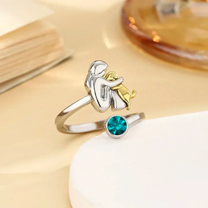 Rosanna - Bague avec Icône de Chien