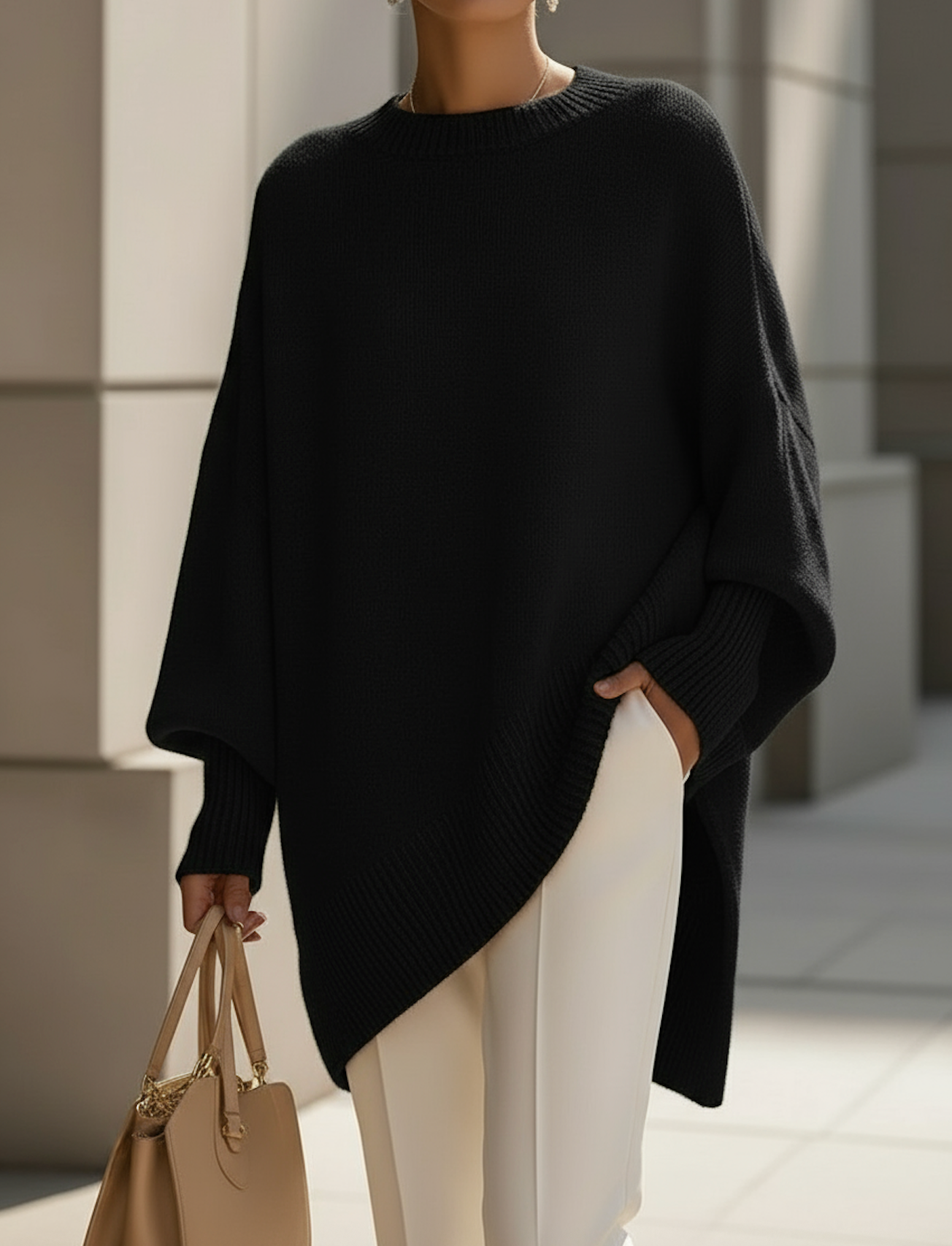 Adèle - Pull poncho