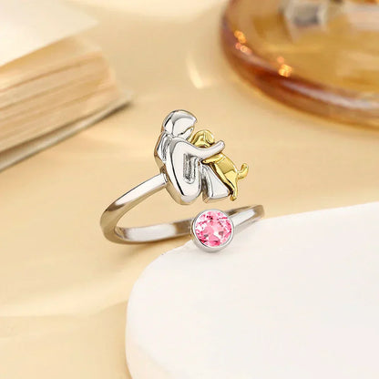 Rosanna - Bague avec Icône de Chien