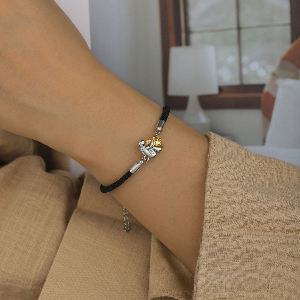 Kalie - Bracelet Cordon avec Icône de Chien