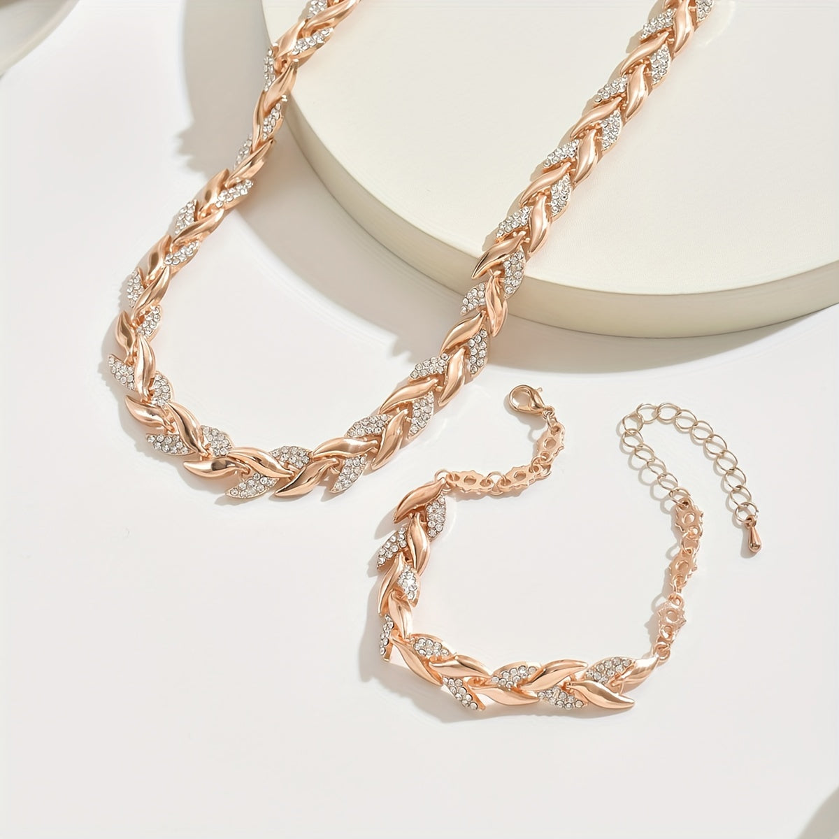 Melisande - Set Collier et Bracelet Brillant