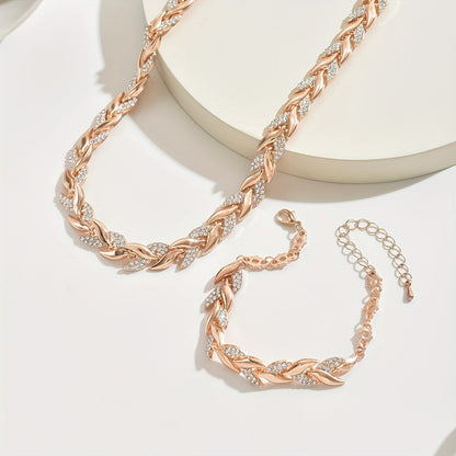 Melisande - Set Collier et Bracelet Brillant