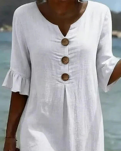 Gracia -  robe en lin charme absolu