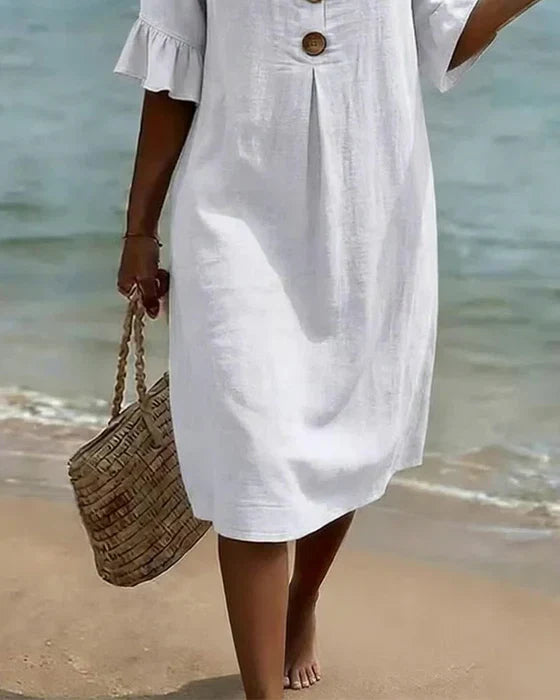 Gracia -  robe en lin charme absolu