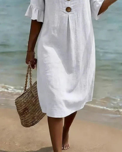 Gracia -  robe en lin charme absolu