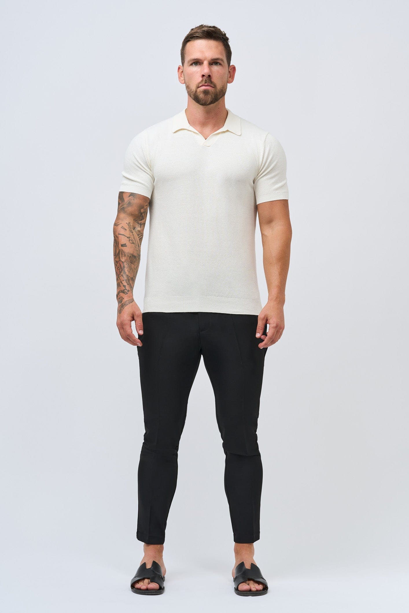 Adam - Polo en cachemire coupe slim