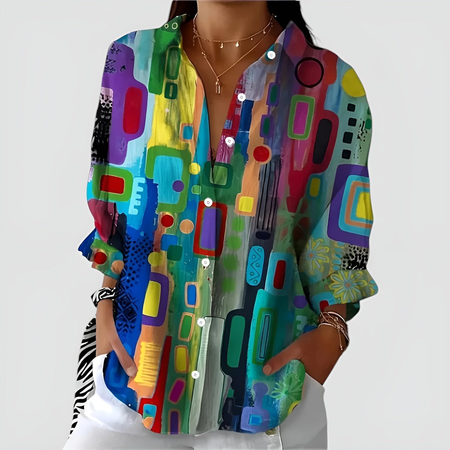 Moneti - chemise coloré