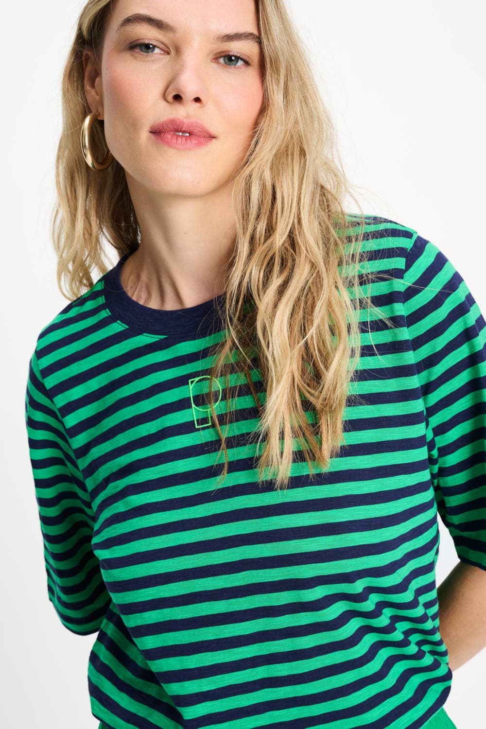 Ivy - T-shirt bleu et vert