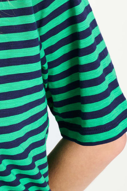Ivy - T-shirt bleu et vert
