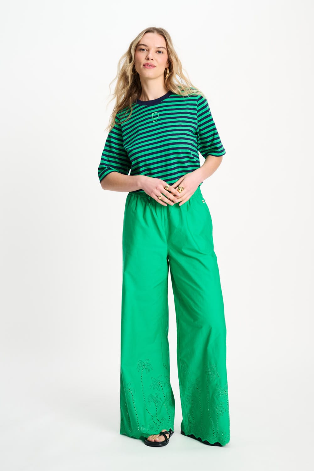 Ivy - T-shirt bleu et vert