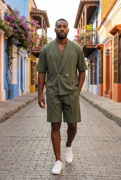 Eléga - Ensemble short blazer