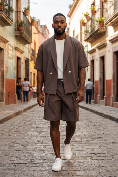Eléga - Ensemble short blazer