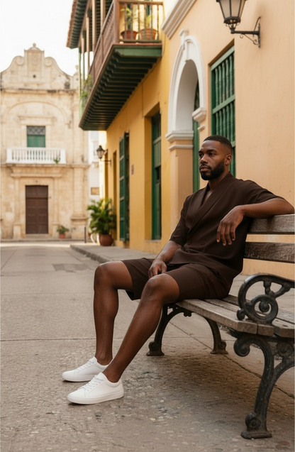 Eléga - Ensemble short blazer