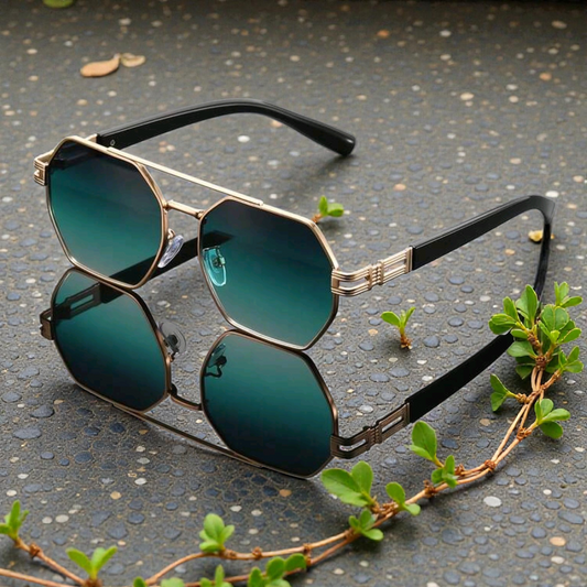 Blue - Lunette bleue carré